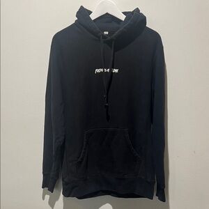 FA Fuckingawesome Black Hoodie with White Logo
